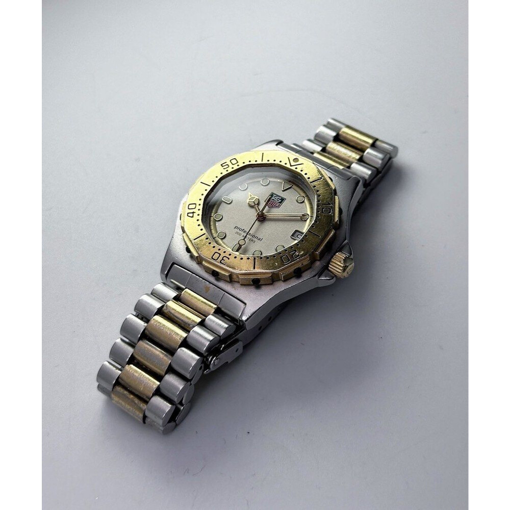 お買い得】TAG HEUER 腕時計 professional 3000 ゴールド×シルバー系